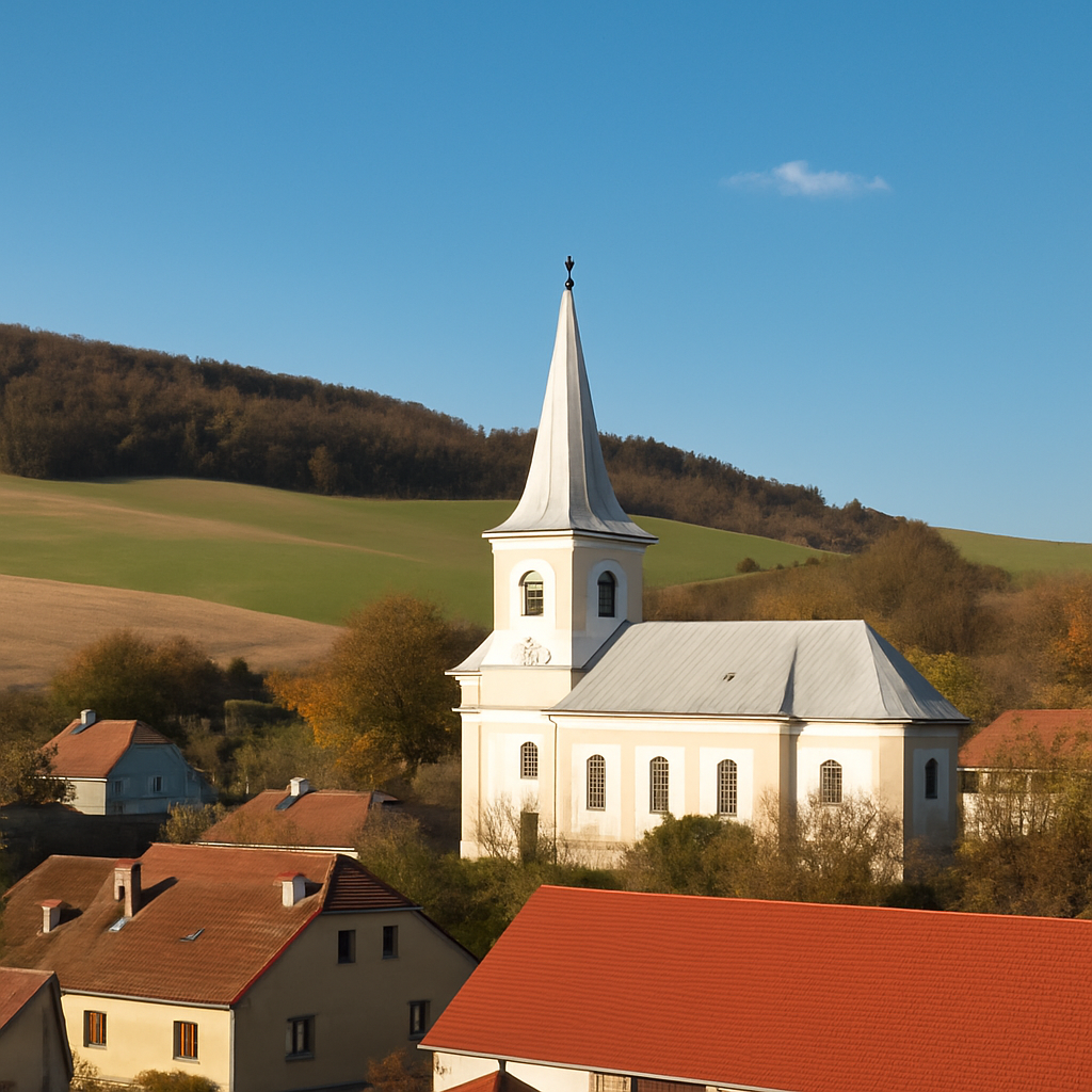 Inspekce kostela – přehledový snímek