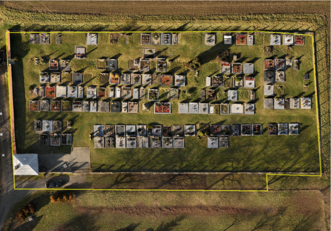 Ortomapa - přehledový snímek